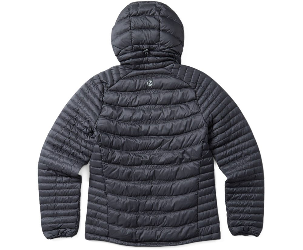 Merrell Jackets Black - Ridgevent™ Thermo Hoody - Womens 61YKJNUCS